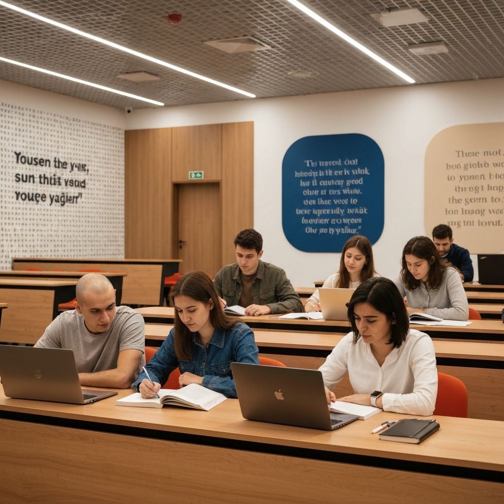 طلاب في تركيا